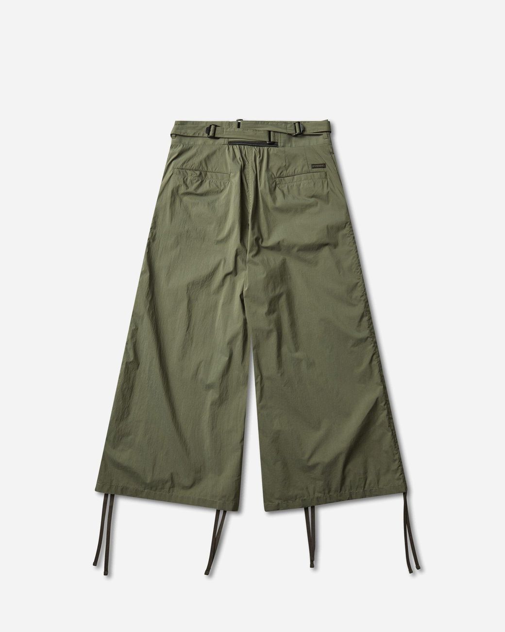 Hysteric Glamour Green S Side-Gathered Military Pants Khaki for men