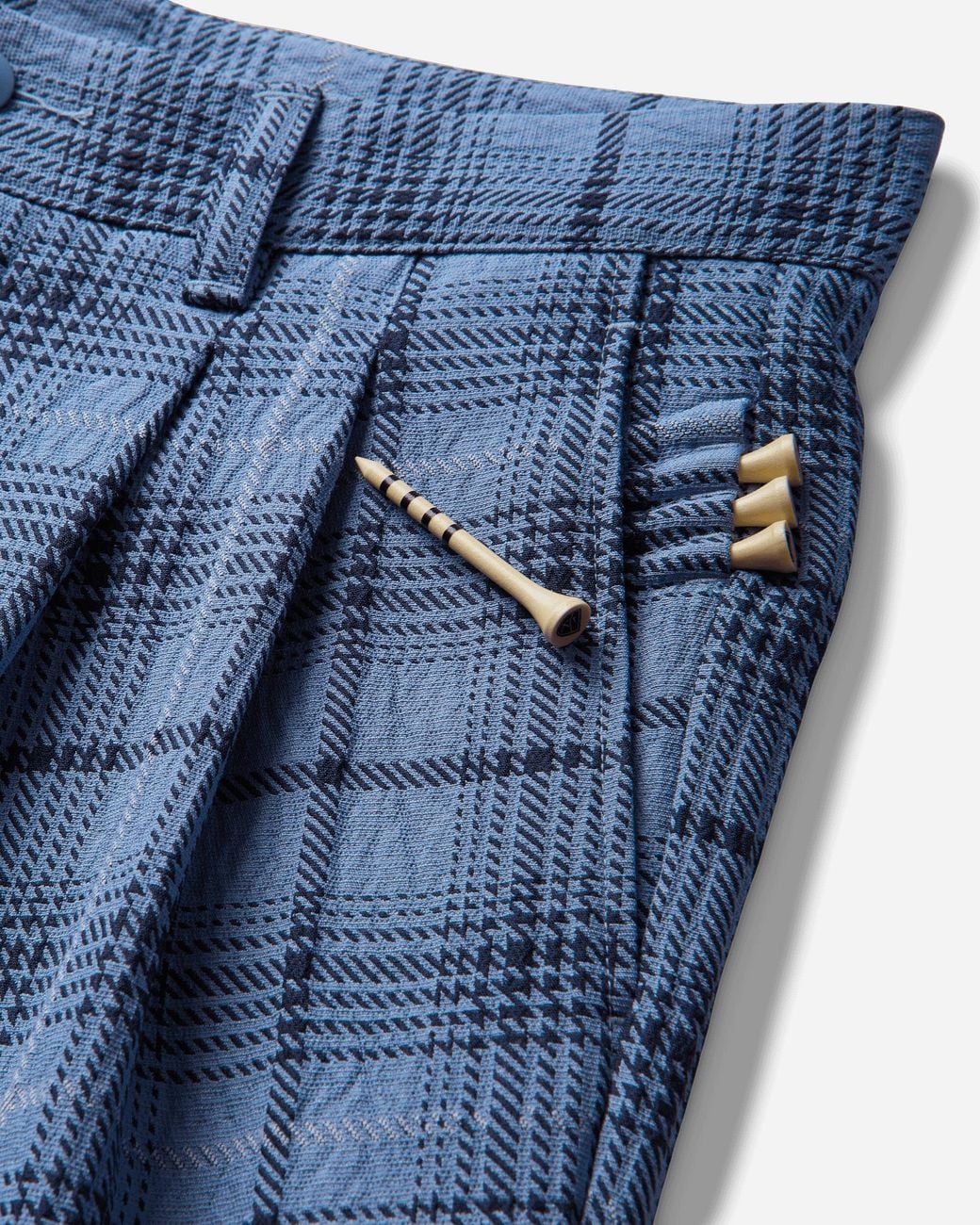 Nike Blue S Tartan Golf Pants Work for men