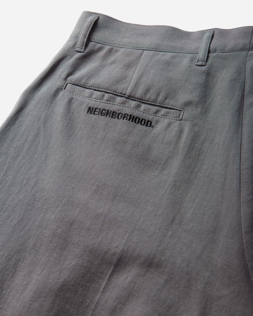Neighborhood Gray S Two Tuck Pants for men