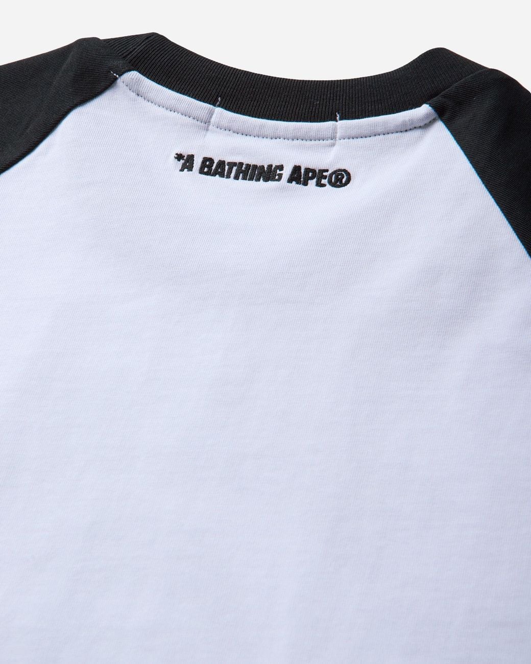 A Bathing Ape Blue Men S College Raglan Relaxed Fit T-shirt for men
