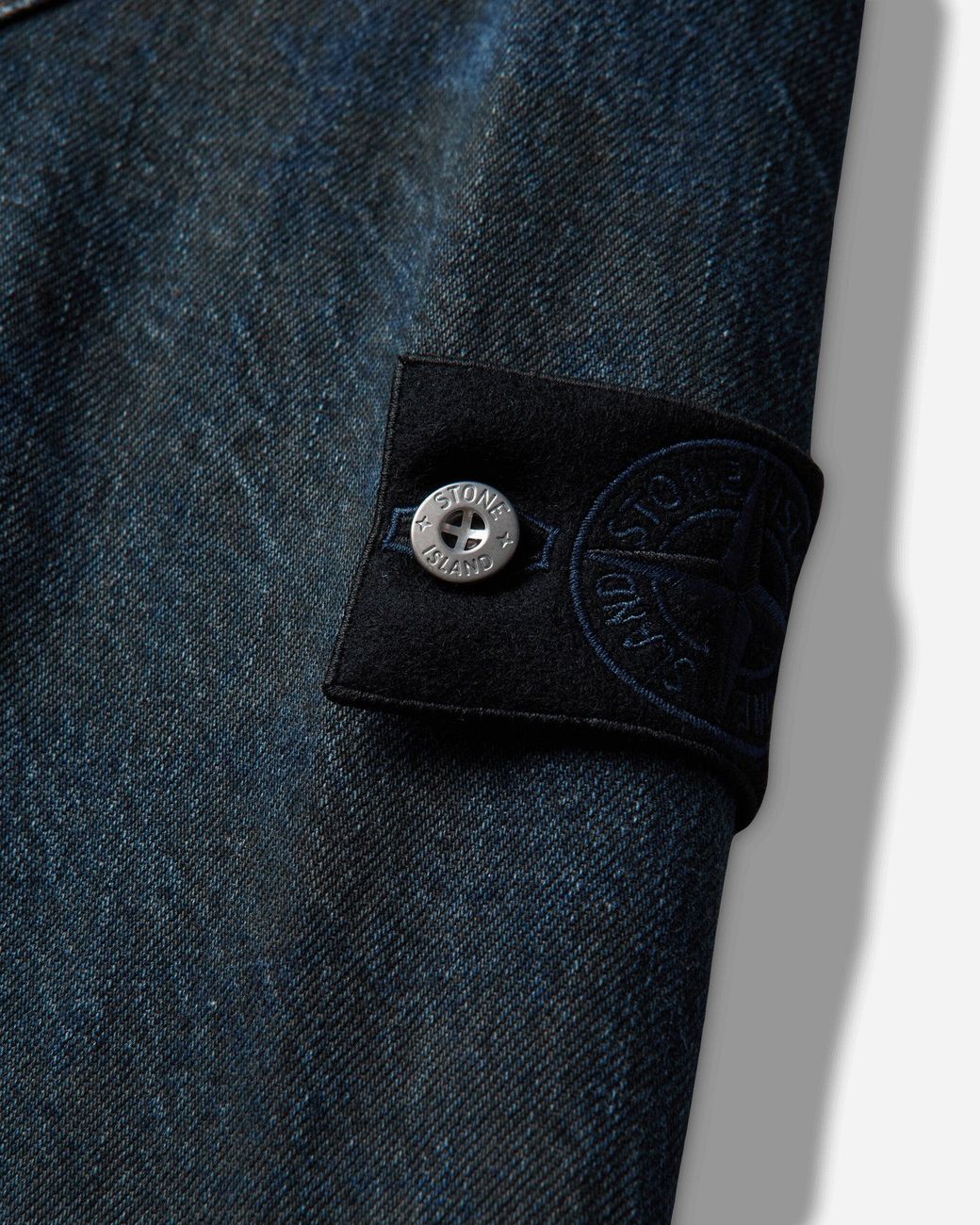 Stone Island Blue S Laser Pigment Denim Jacket for men