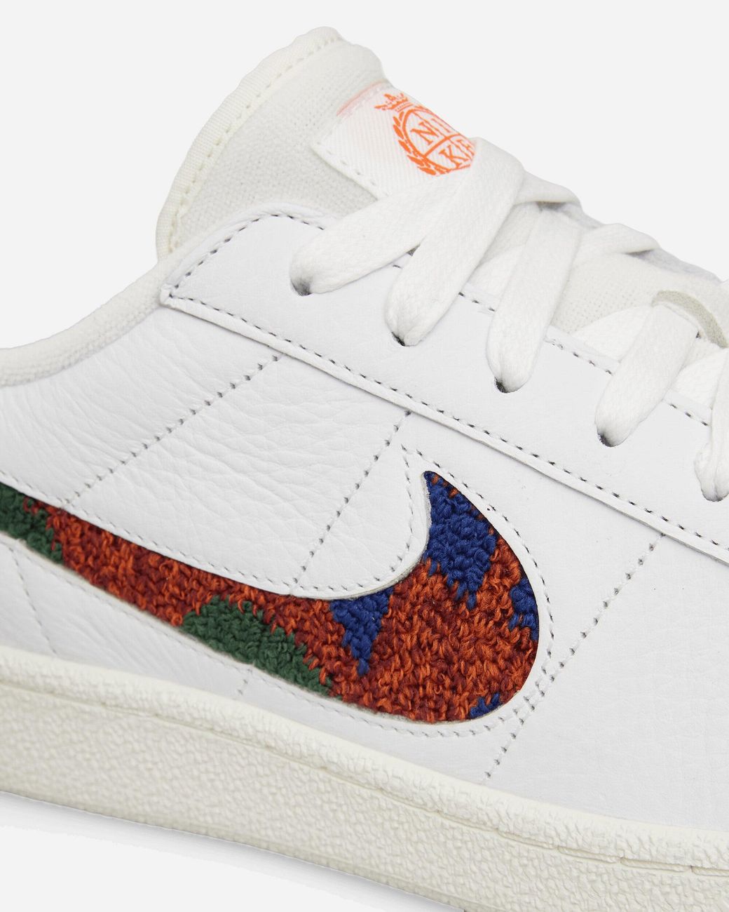 Nike White Tennis Classic Cs Prm Sneakers / Sail / Safety Orange for men