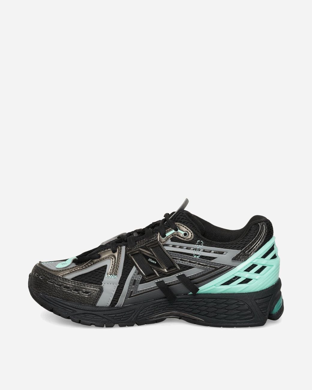 New Balance Black 1906a Sneakers / Bright Mint for men