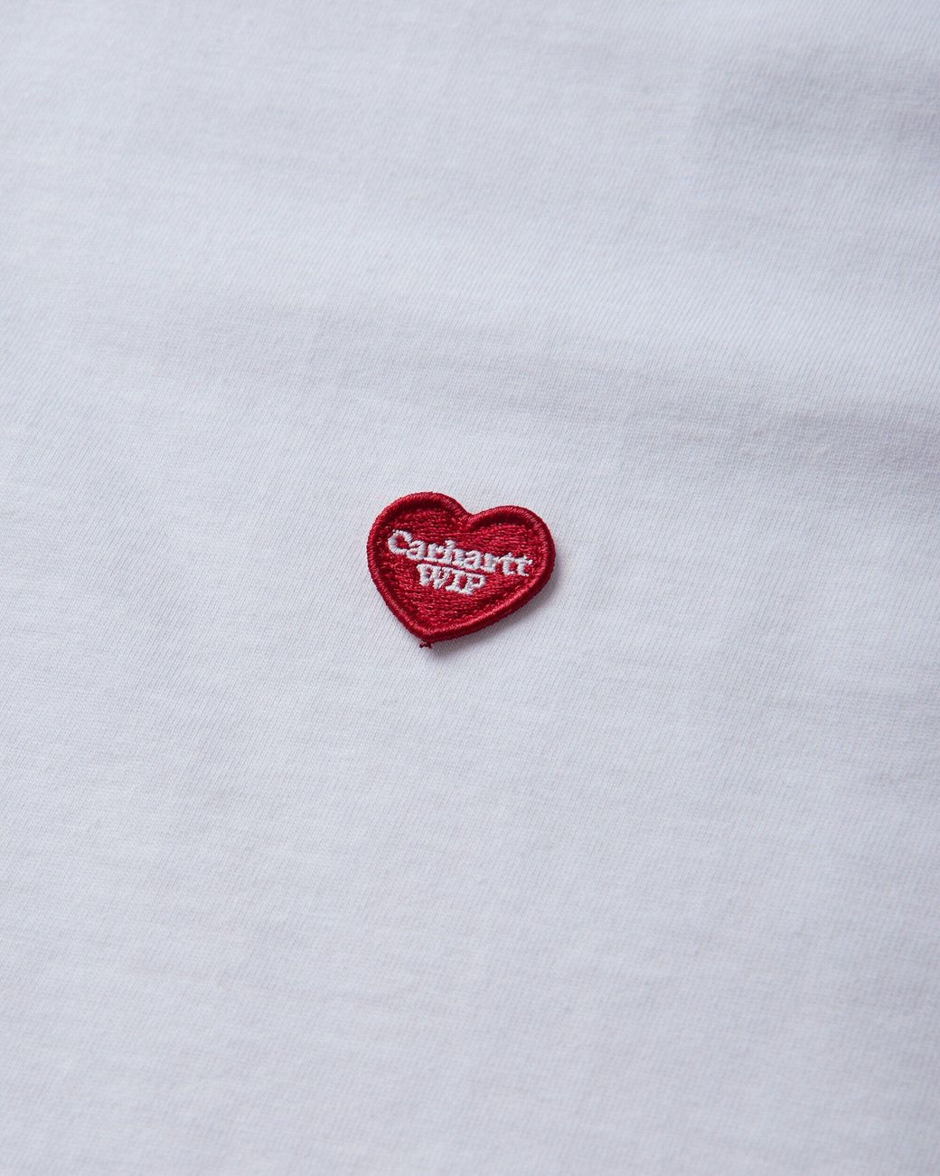 Carhartt Men S Small Heart T-shirt White / Red for men