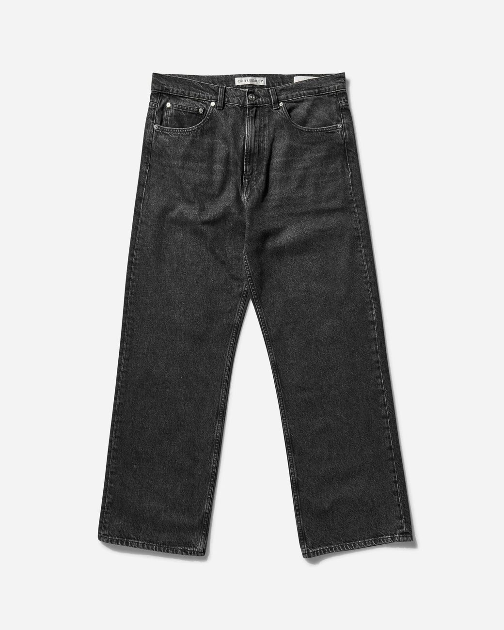 Our Legacy Gray S Third Cut Jeans Supergrey Wash for men