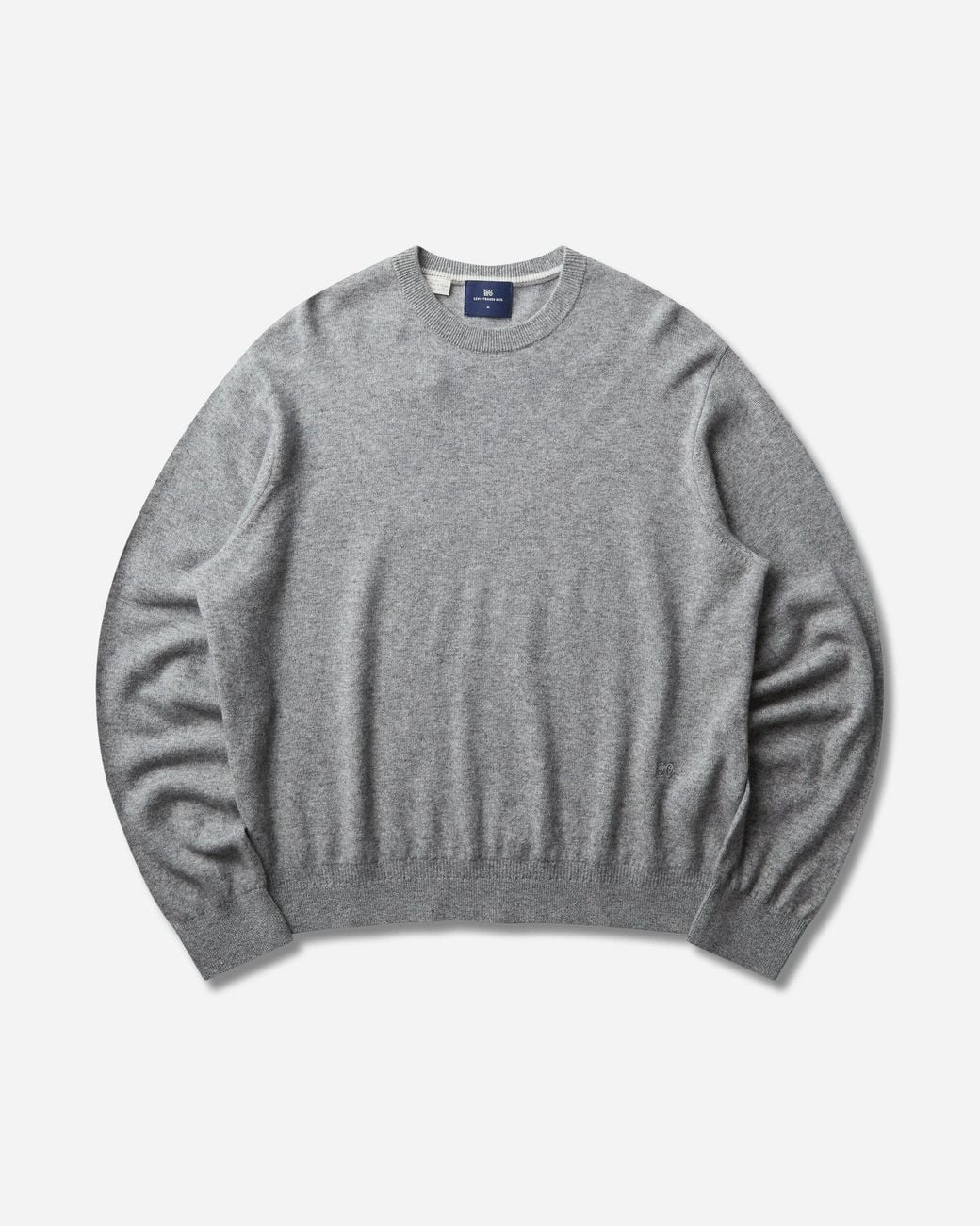 Levi's Gray Men S Blue Tab Cashmere Sweater Stone for men