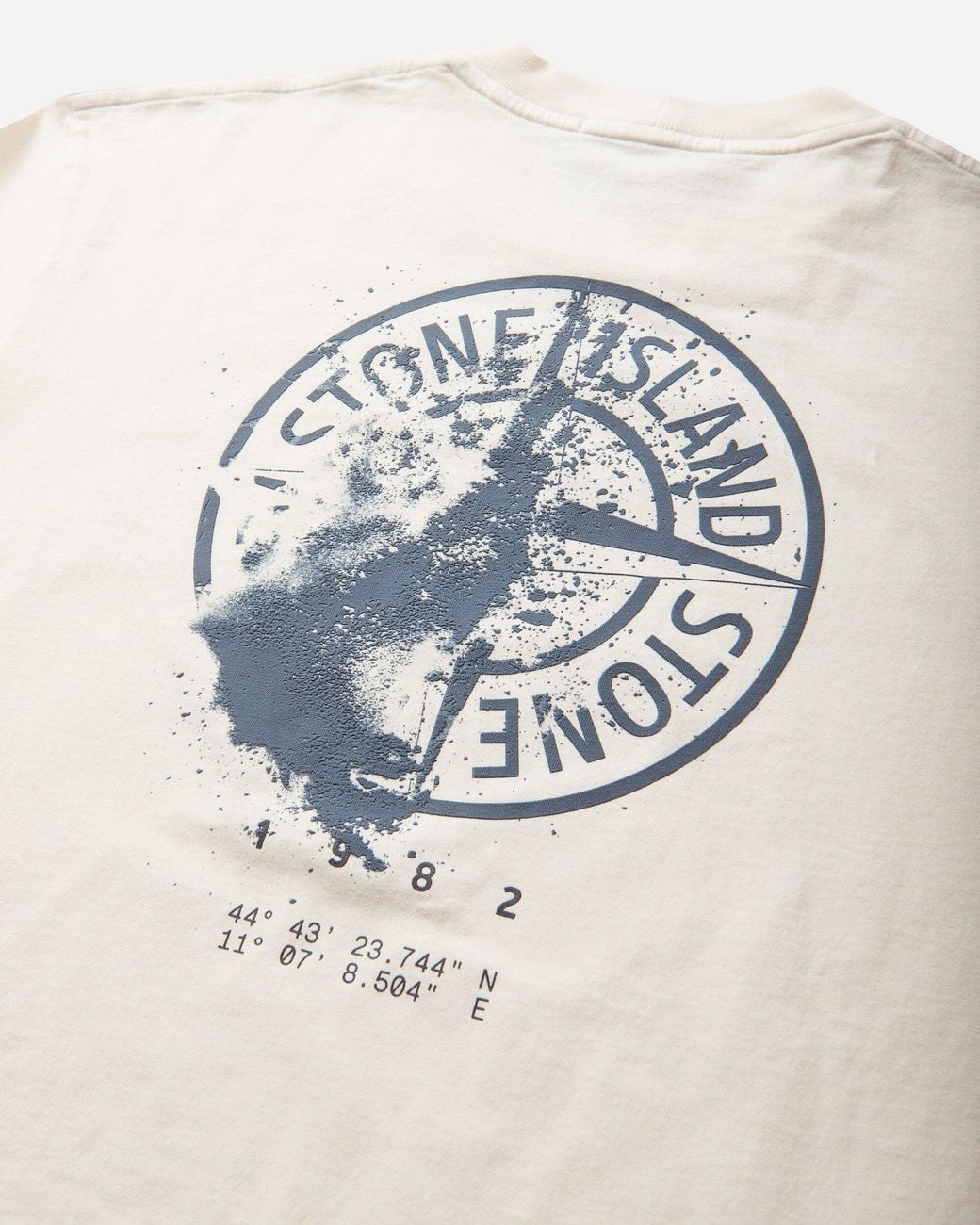 Stone Island White S Organic Cotton Jersey T-Shirt Ivory for men