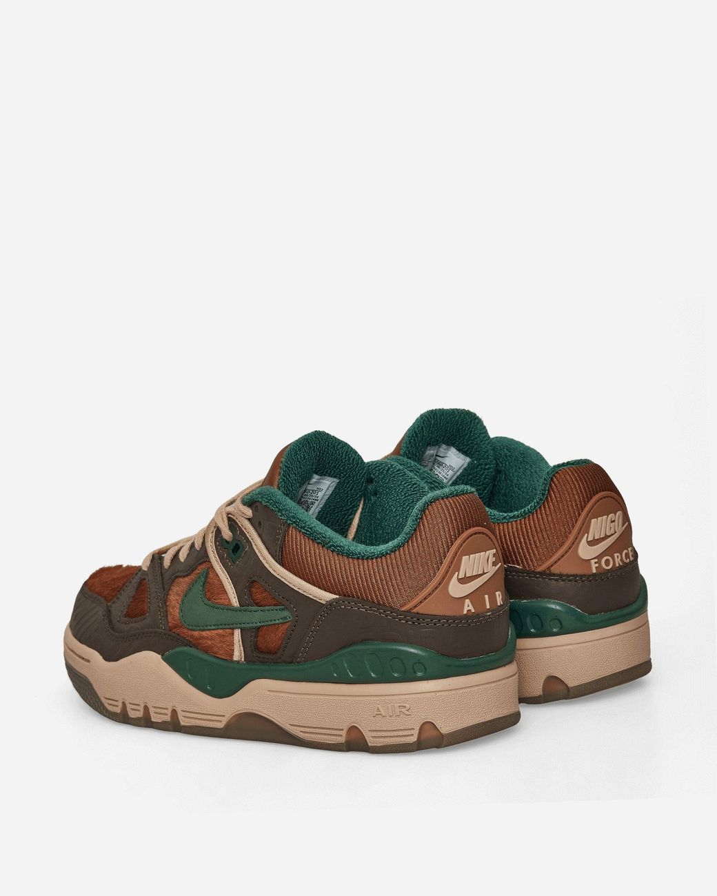 Nike Brown Nigo Air Force 3 Low Sneakers Baroque Pecan for men