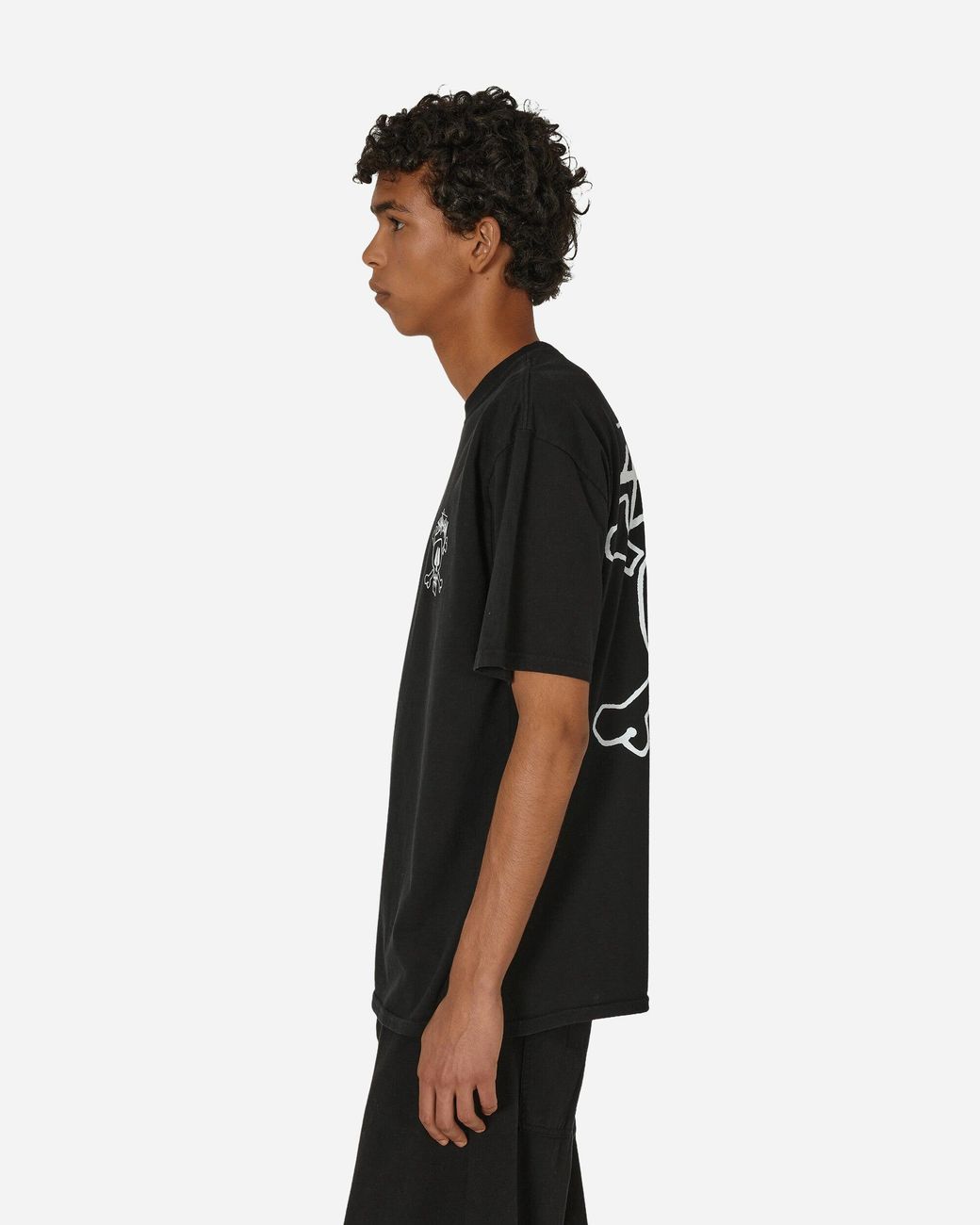 ★関税込★Stussy★Skull & Bones Pigment Dyed T-Shirt Black★ Stussy Skull And Bones Pigment Dyed T-shirt in Black for Men