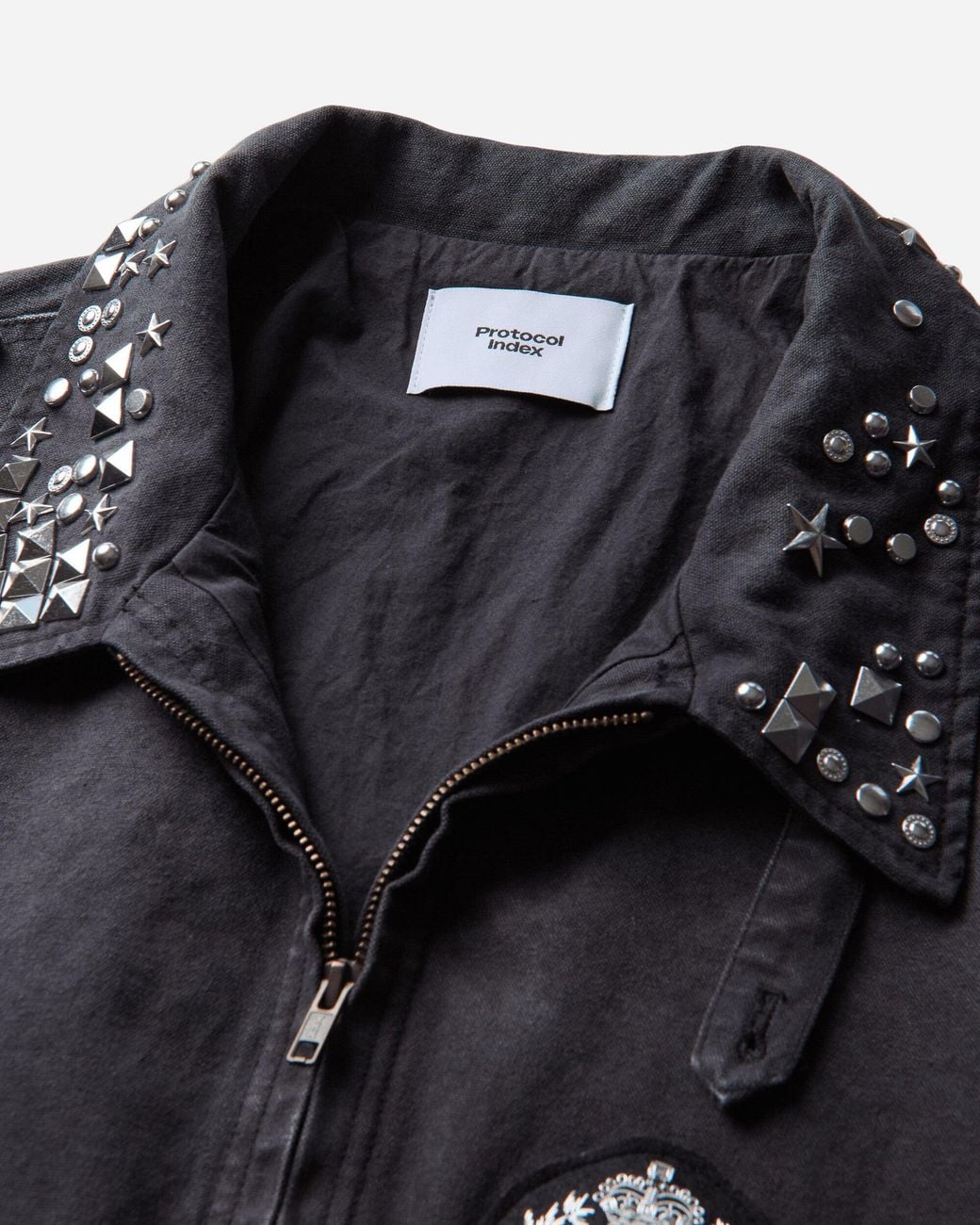 Protocol Index Blue S Studded Work Jacket for men