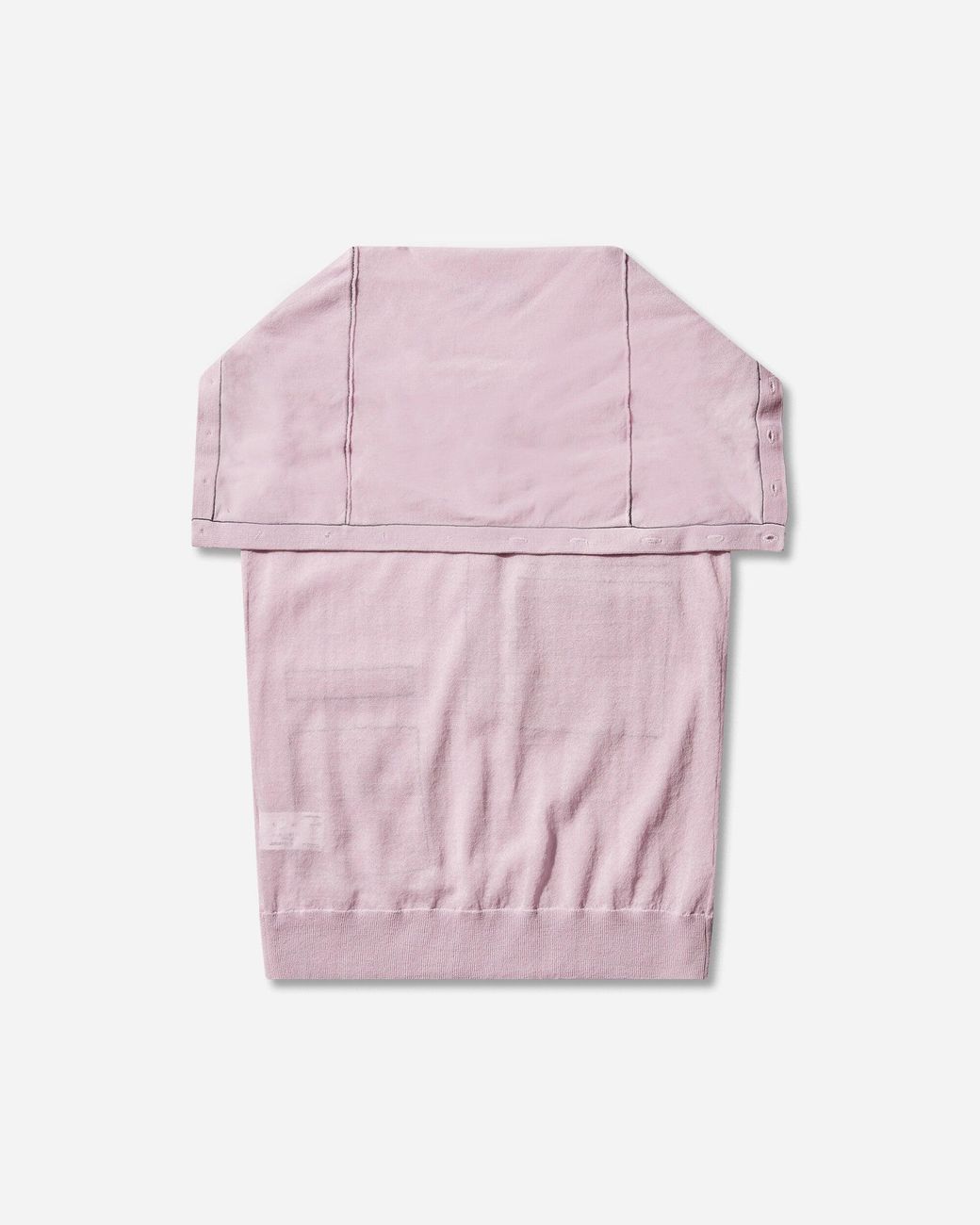 Kiko Kostadinov Pink S Kreiner Knit Rollneck Top Pale