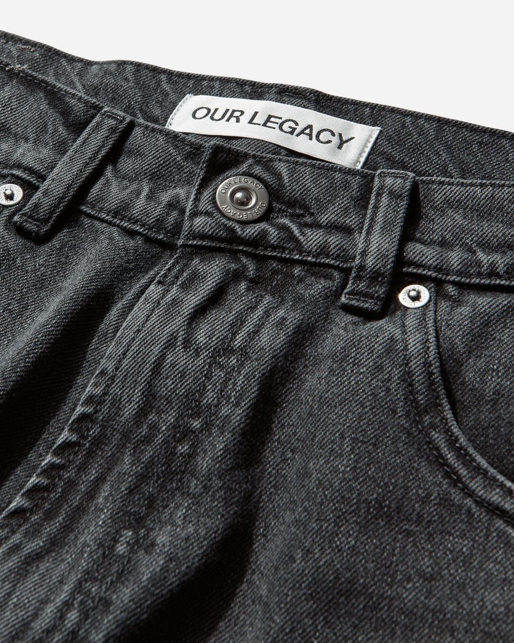 Roa Gray Our Legacy Work Shop Trail Cut Jeans Carbon for men