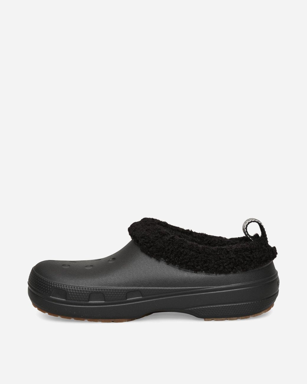 CROCSTM Black Classic Lined Shorty Clogs for men