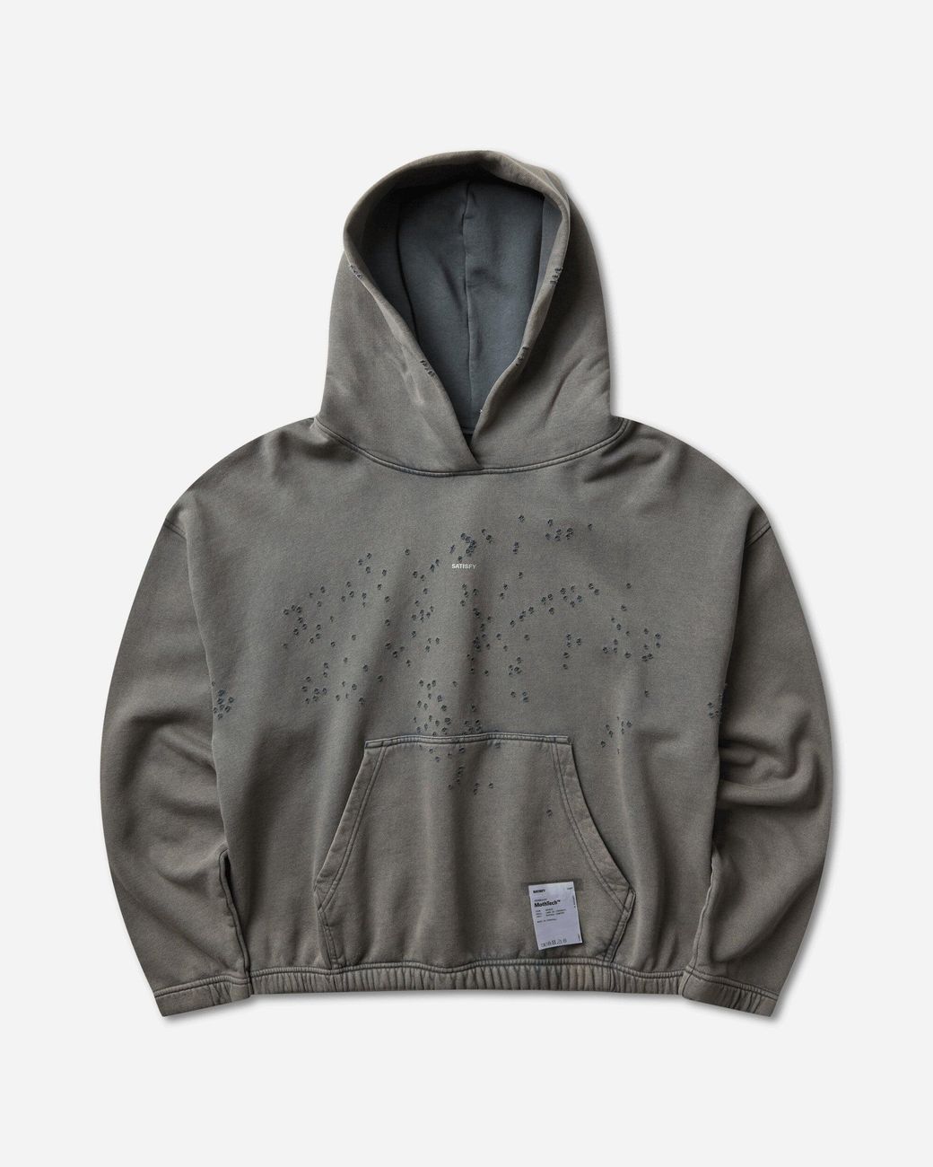 Satisfy Gray S Mothtech Hoodie Faded for men
