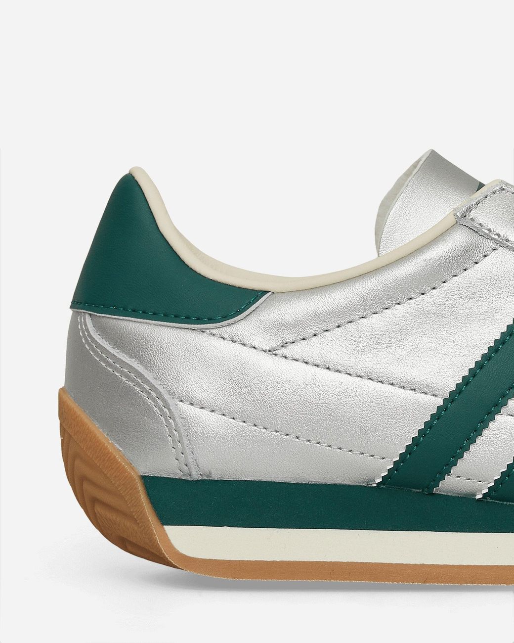 ★Adidas WS Country OG Silver llic Collegiate Green★ Women's Country OG Sneakers Silver Metallic / Collegiate