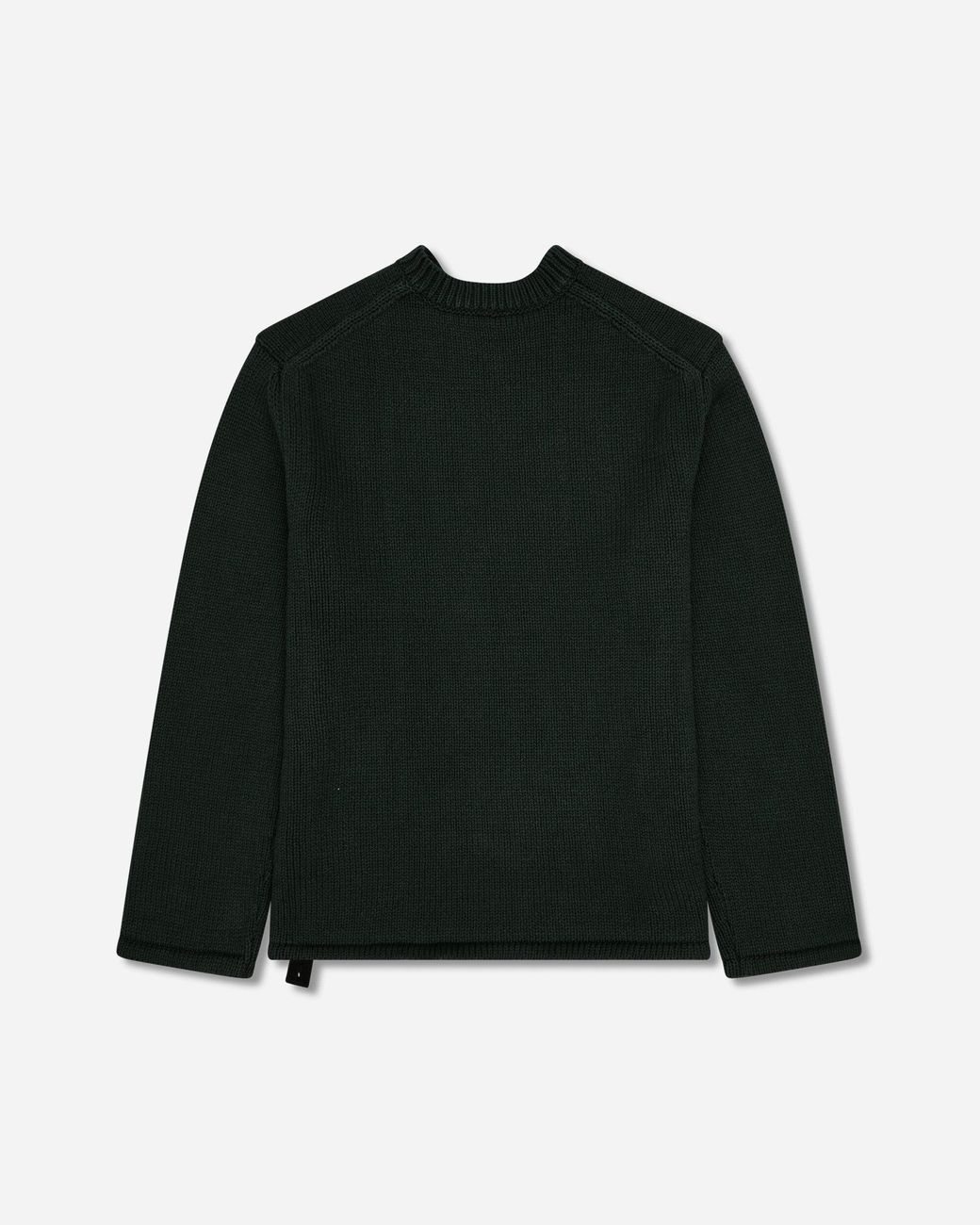 Oamc Peacemaker Black Shoulder Zip Knit Sweater Dark for men