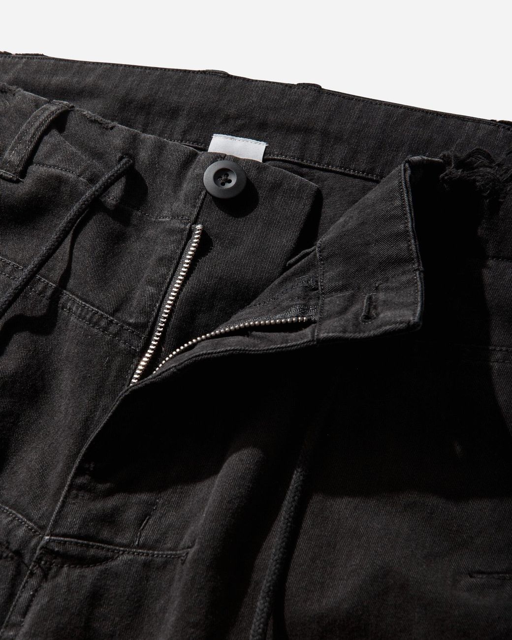 Protocol Index Black Upside-Down Cargo Shorts for men