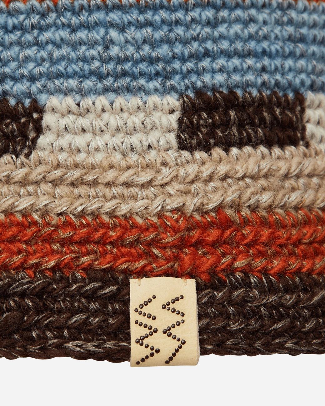 Visvim Meda Crochet Knit Hat (N.D.) in Brown for Men | Lyst