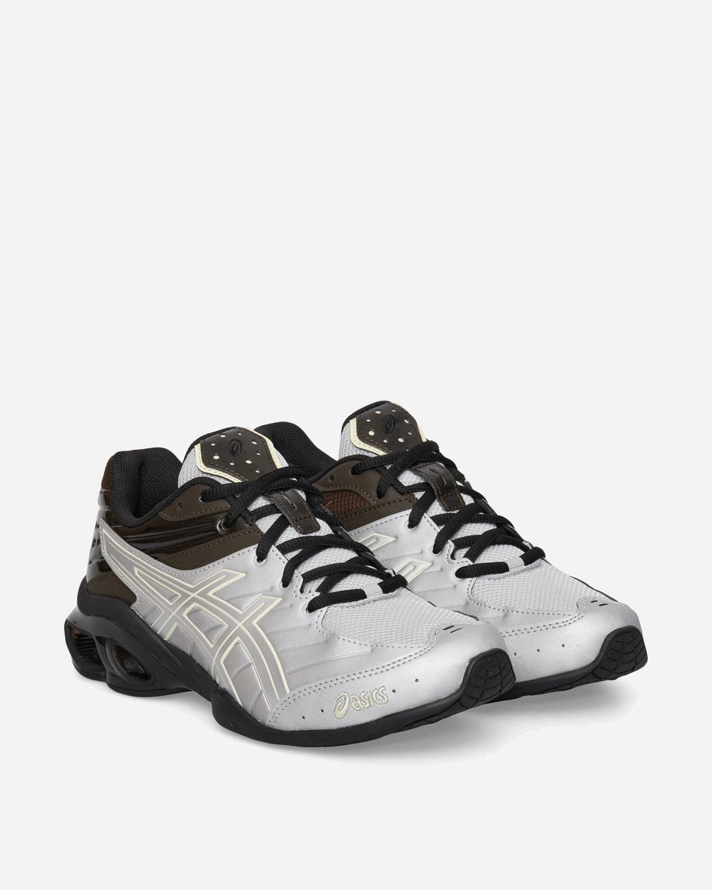 Asics White Gel-Kinetic Fr Sneakers Pure Coffee for men