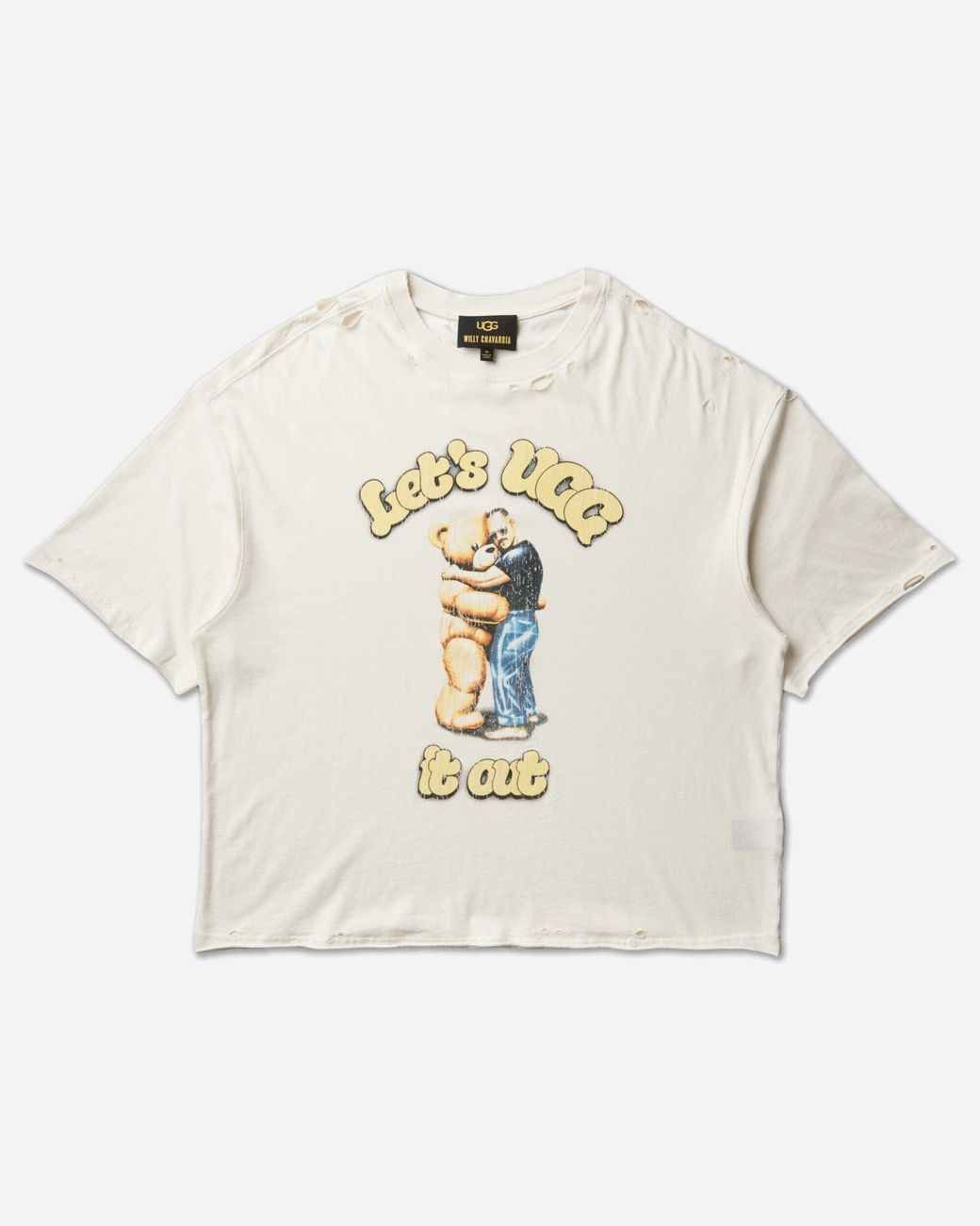 Ugg Natural Willy Chavarria Hug It T-Shirt Cream for men