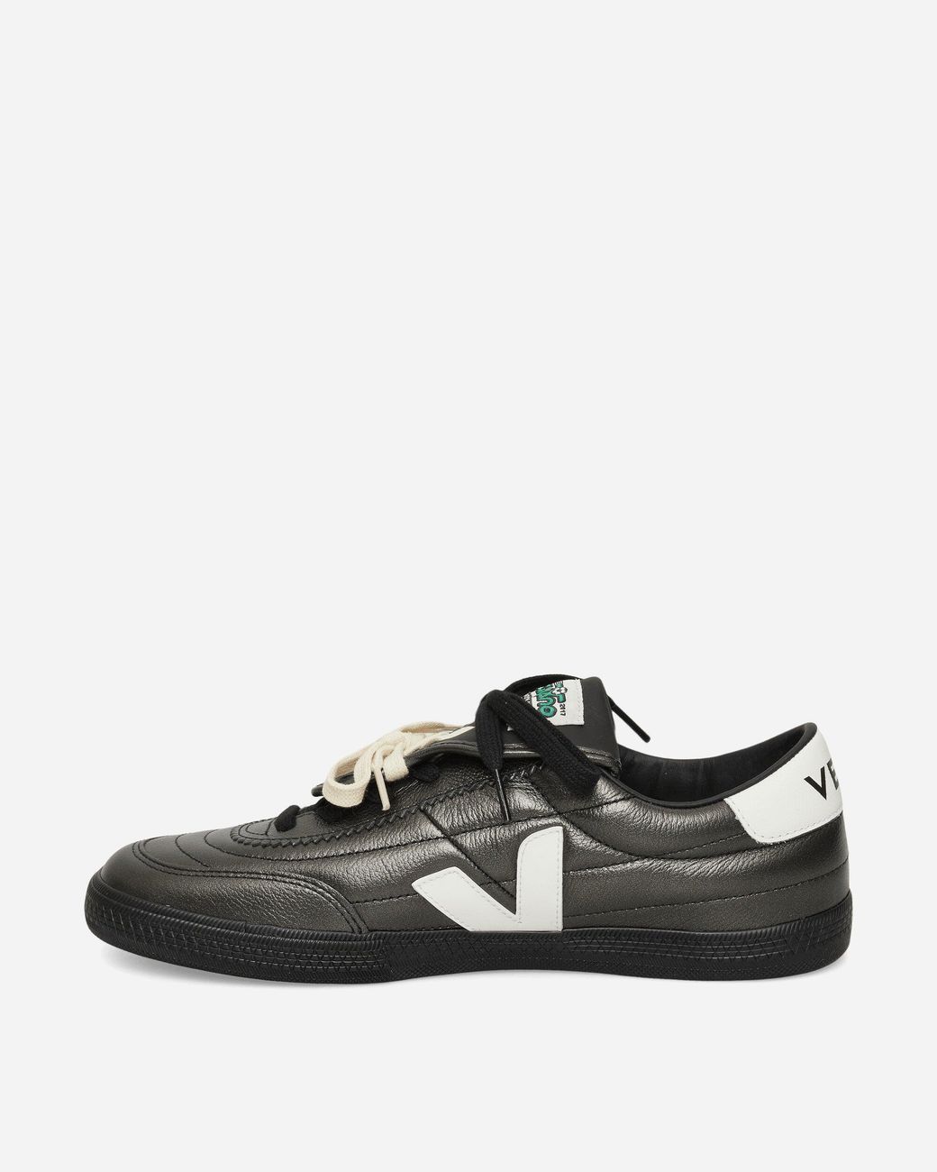 Magliano Black Veja Panenka Leather Sneakers Titanium for men