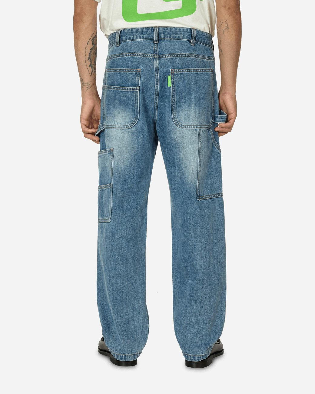 Mister Green Blue Selvedge Utility Jean Stone Wash for men