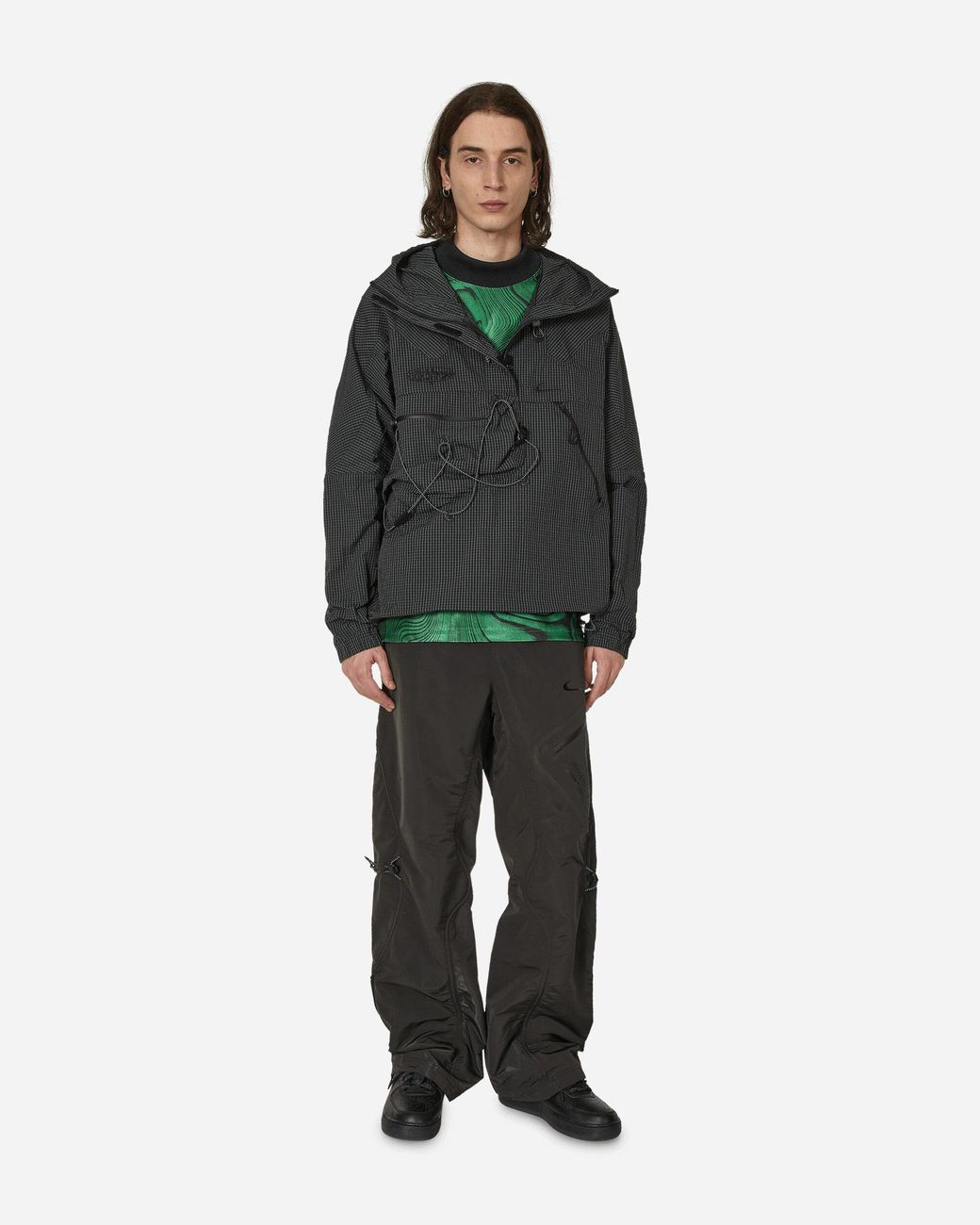 Nike Off-white Jersey Longsleeve T-shirt Kelly in Green for Men