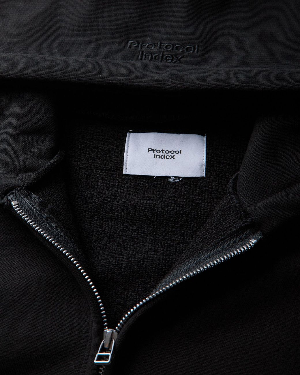 Protocol Index Black S Glam Shoulder Zip Hoodie for men