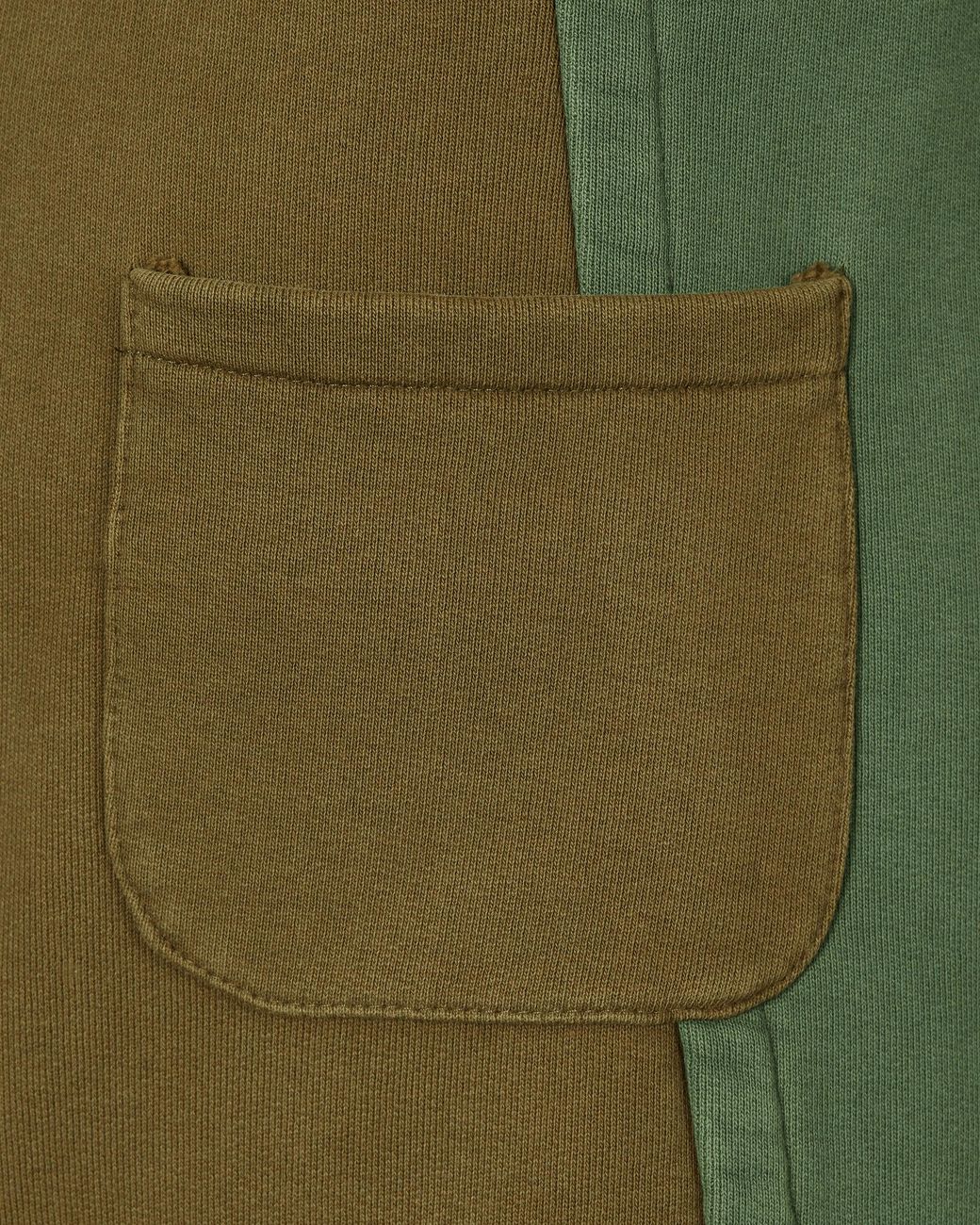 SLAM JAM Green Panel Sweatpants for men