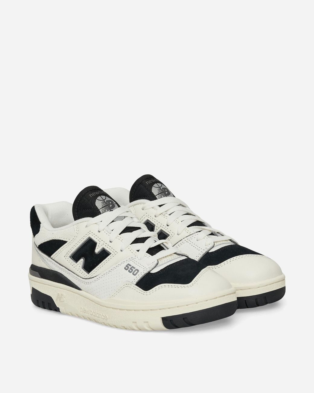 New Balance White 550 Sneakers Sea Salt / Black for men