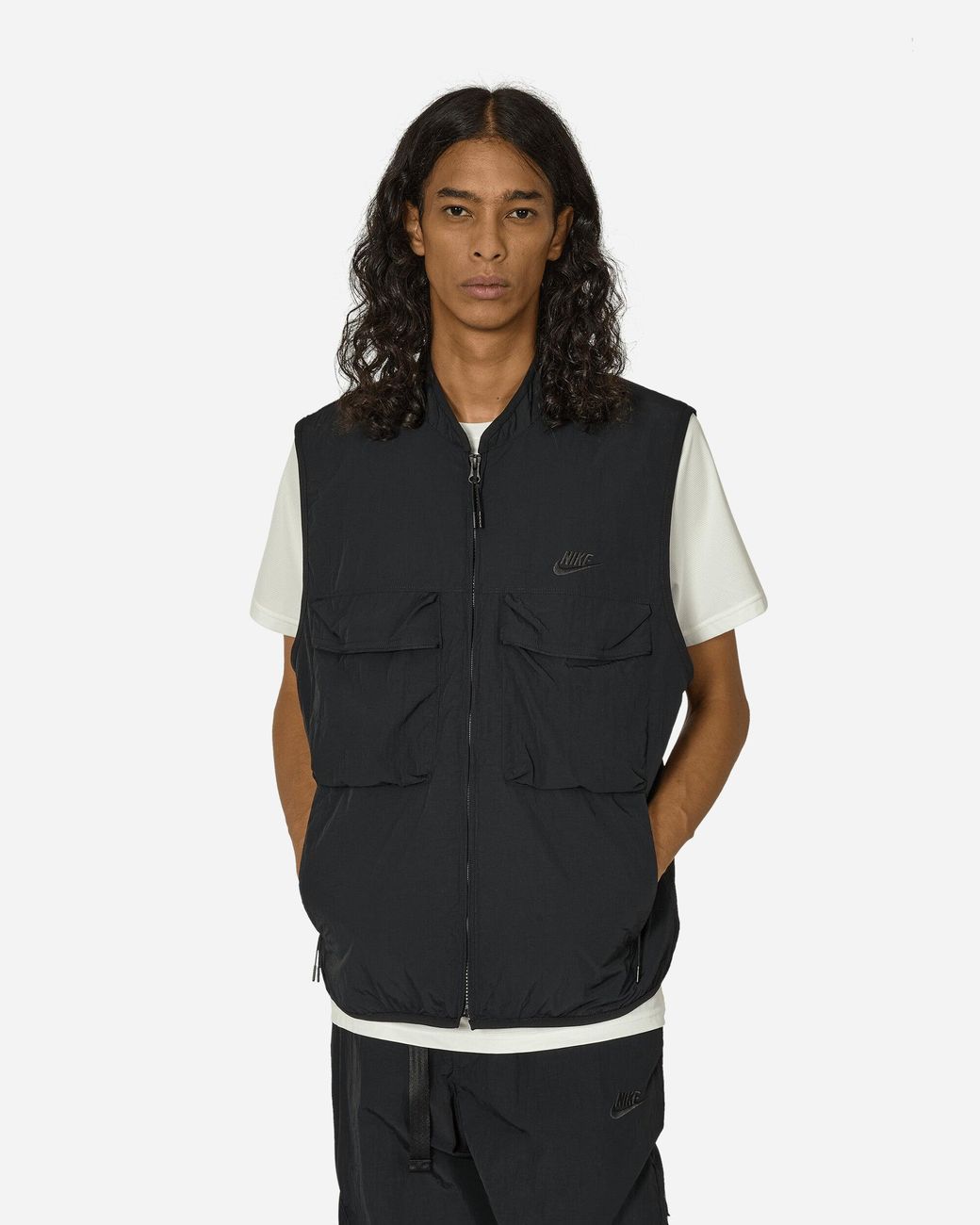 トップス NIKE Tech Nylon Vest Nike - Men's Tech Woven Utility Nylon Full Zip Vest – Steals