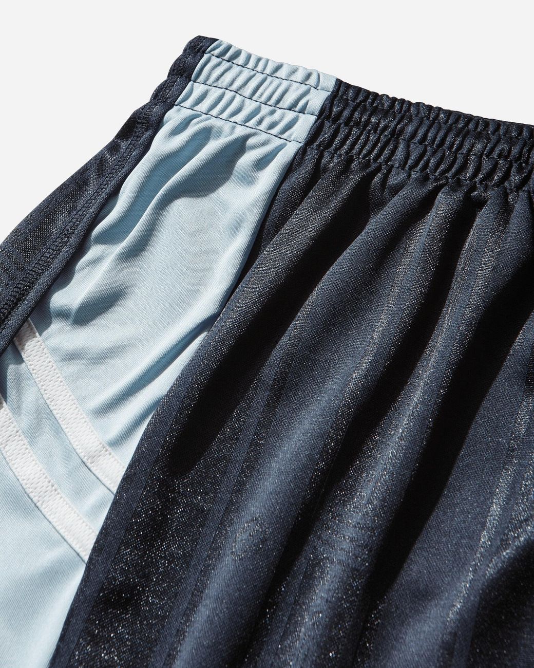 Martine Rose Blue Double Football Shorts for men