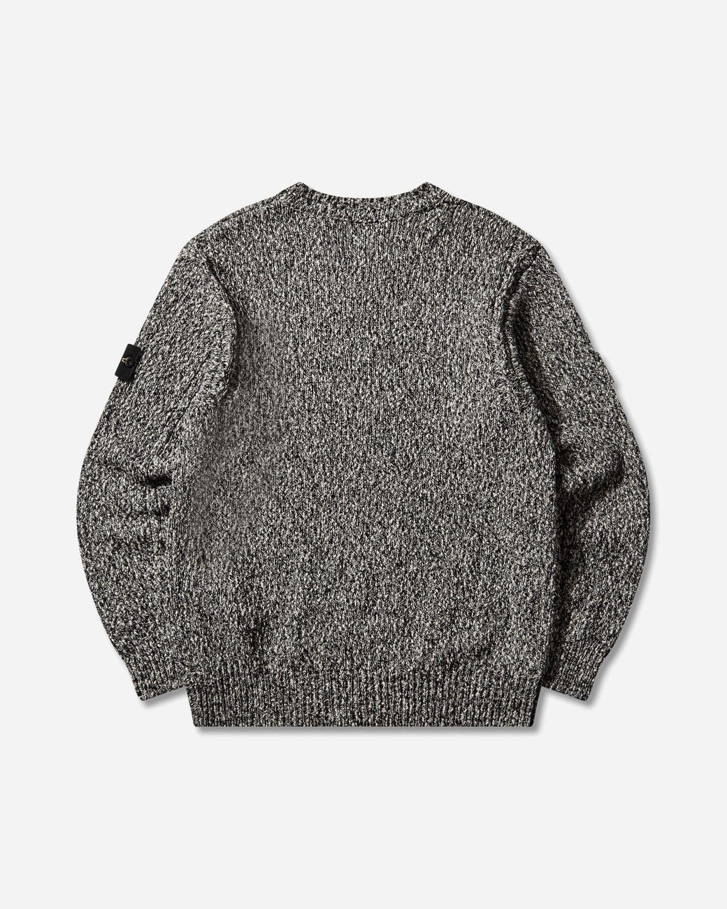 Stone Island Gray Men S Speckled Cotton Sweater for men