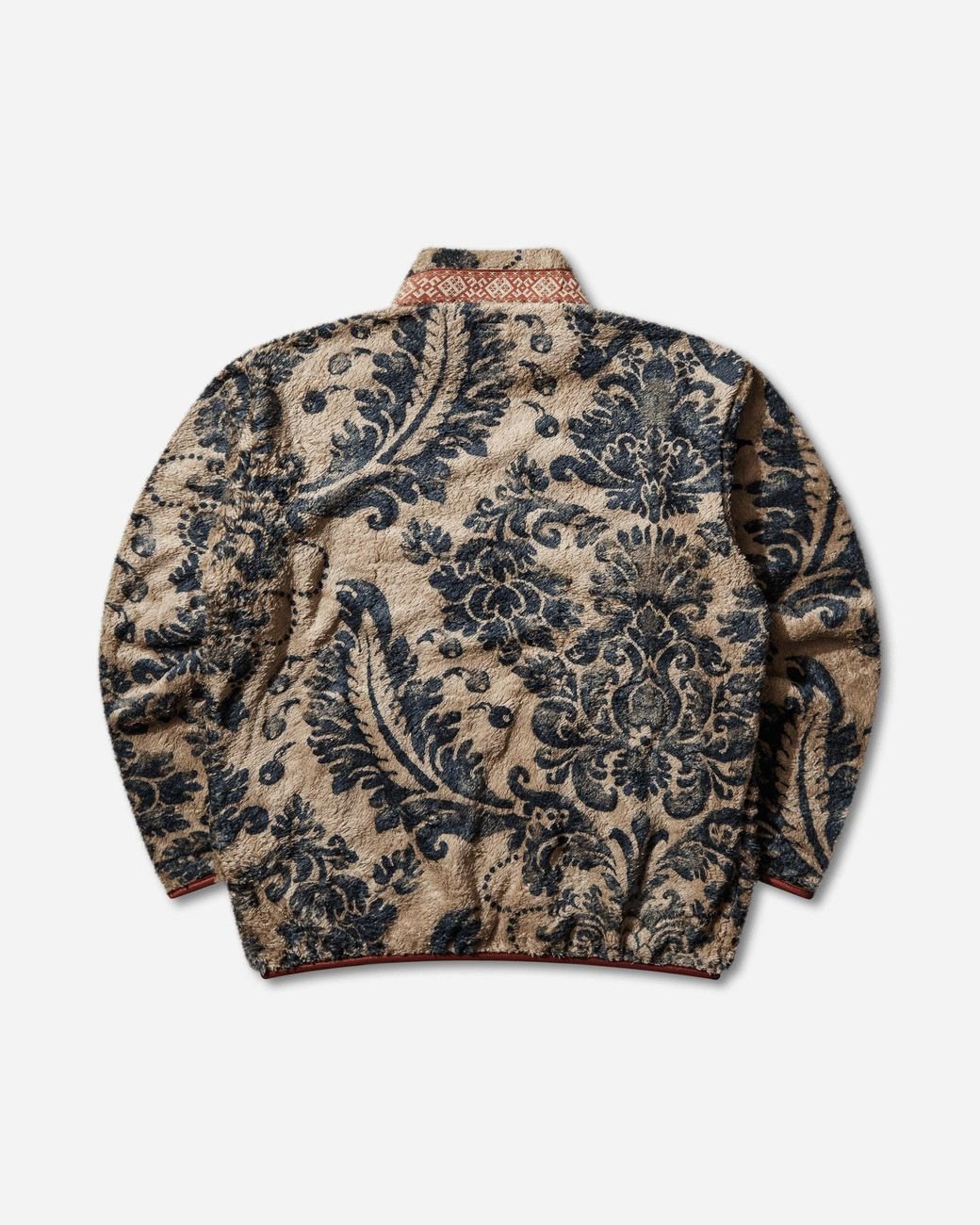 Kapital Gray S Damask Fleece Zip Jacket for men