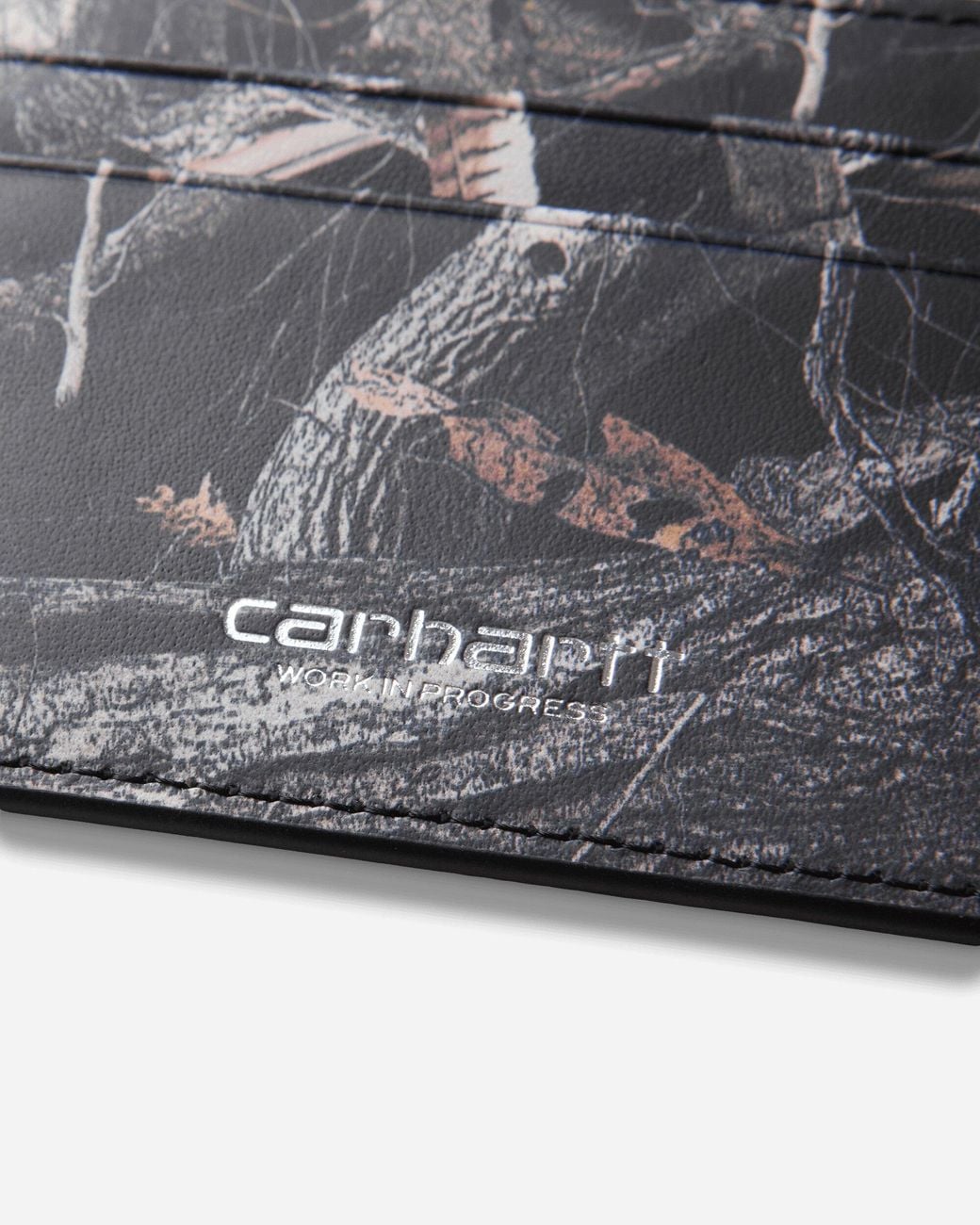 Carhartt Gray Vegas Cardholder Camo Feather Tree / Black for men
