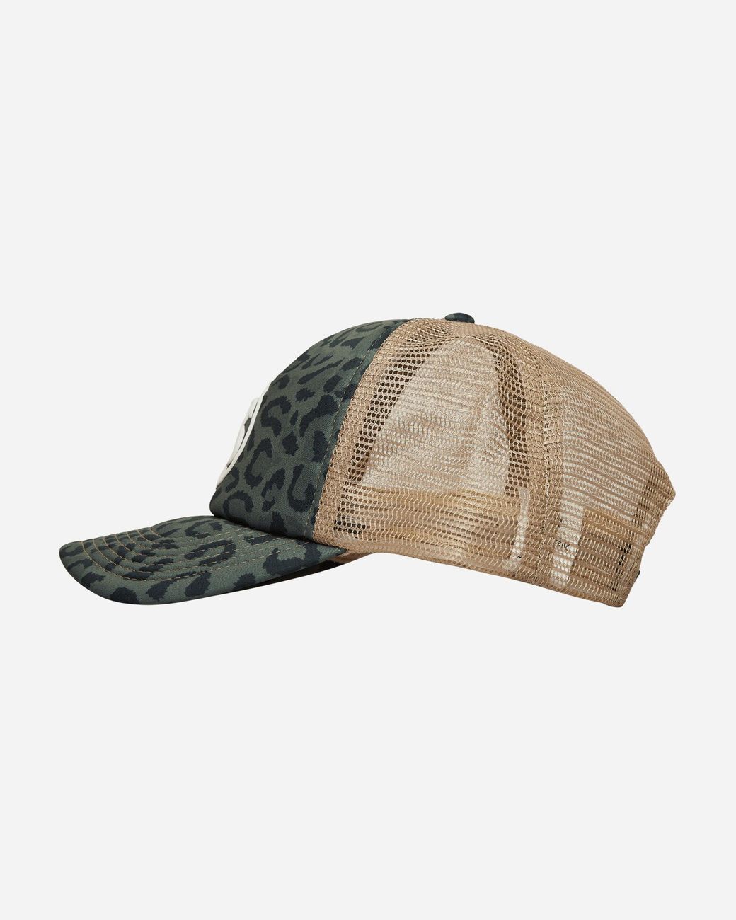 Stussy Men's Green Ss-link Trucker Cap Leopard