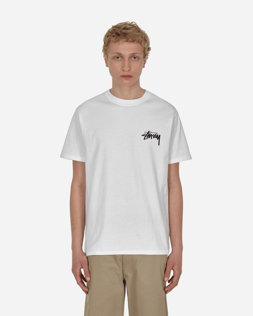 Stussy Fuzzy Dice T-shirt in White | Lyst