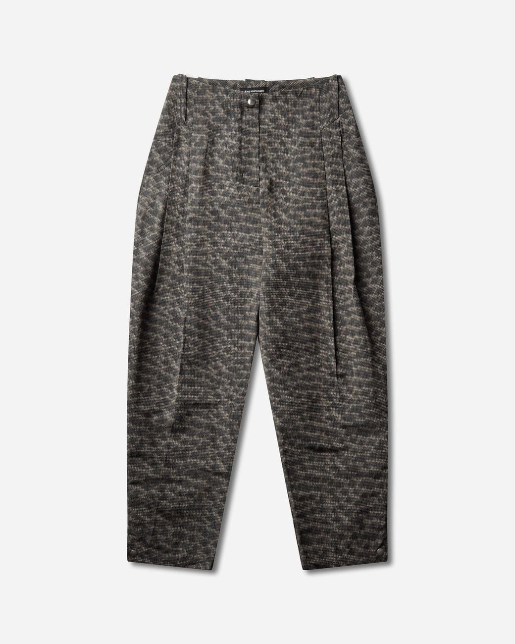 Kiko Kostadinov Gray S Peregrine Trousers Feather Print