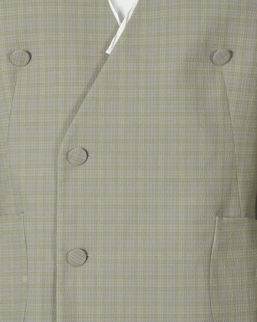 Kiko Kostadinov Green Oma Reversible Blazer Stone for men