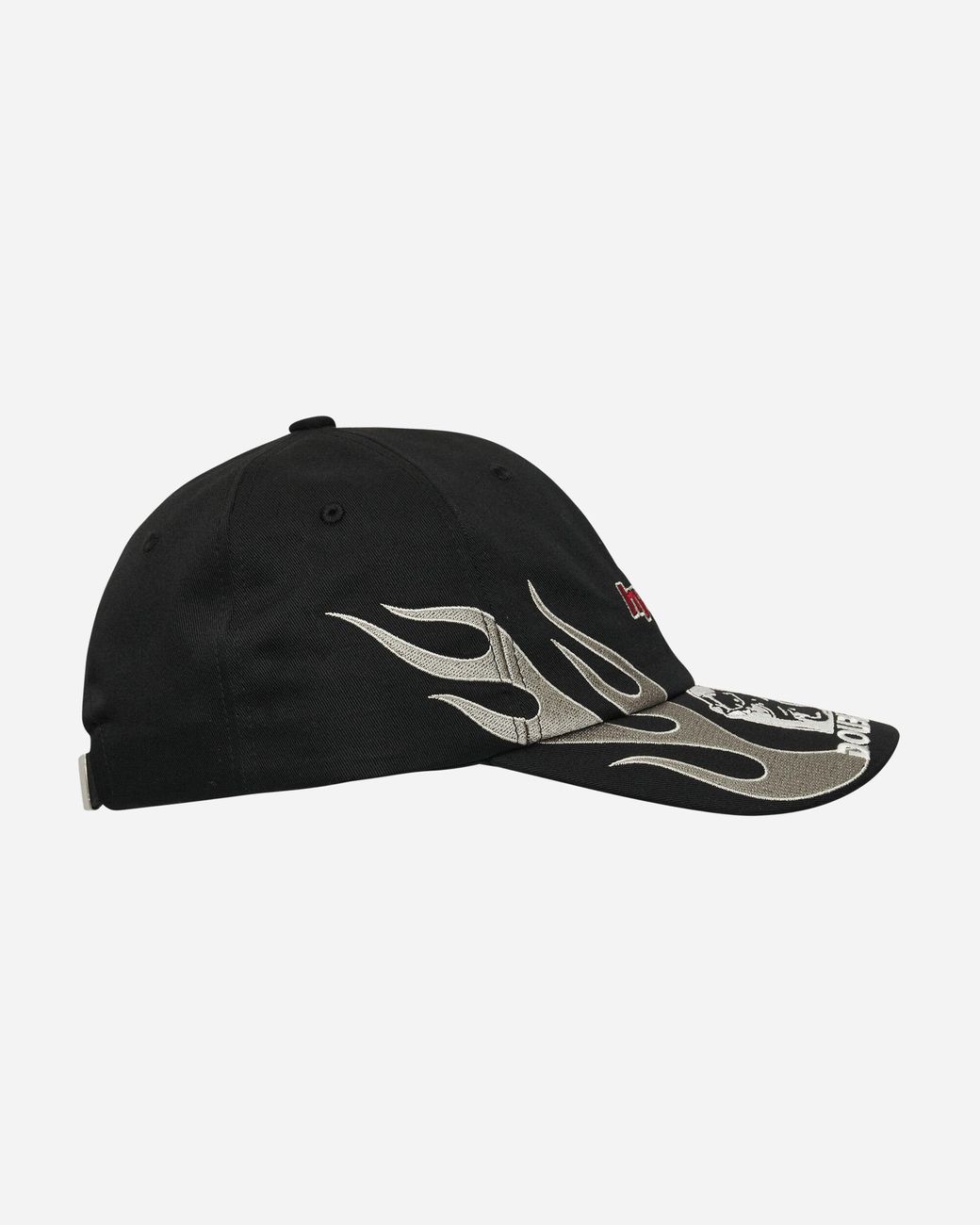 最高の品質 Hysteric Glamour Double Speed Embroidered Cap in Black for 帽子