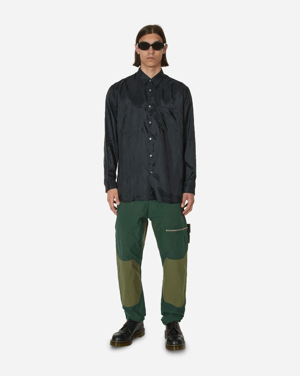 Phingerin Green Moving Diagonal Pants for men