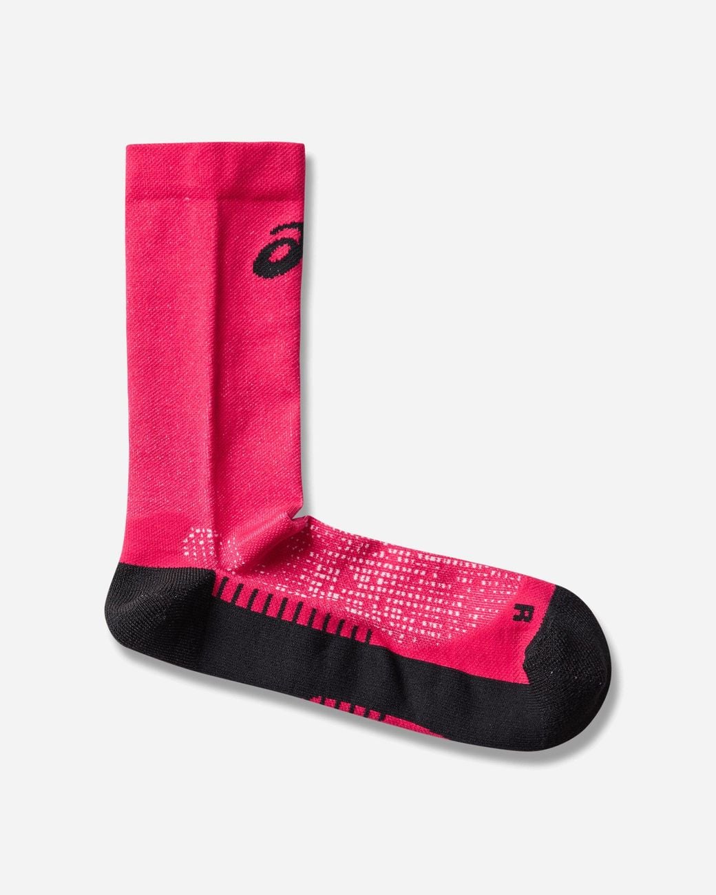 Asics Pink Distance Performance Run Crew Socks Pixel for men