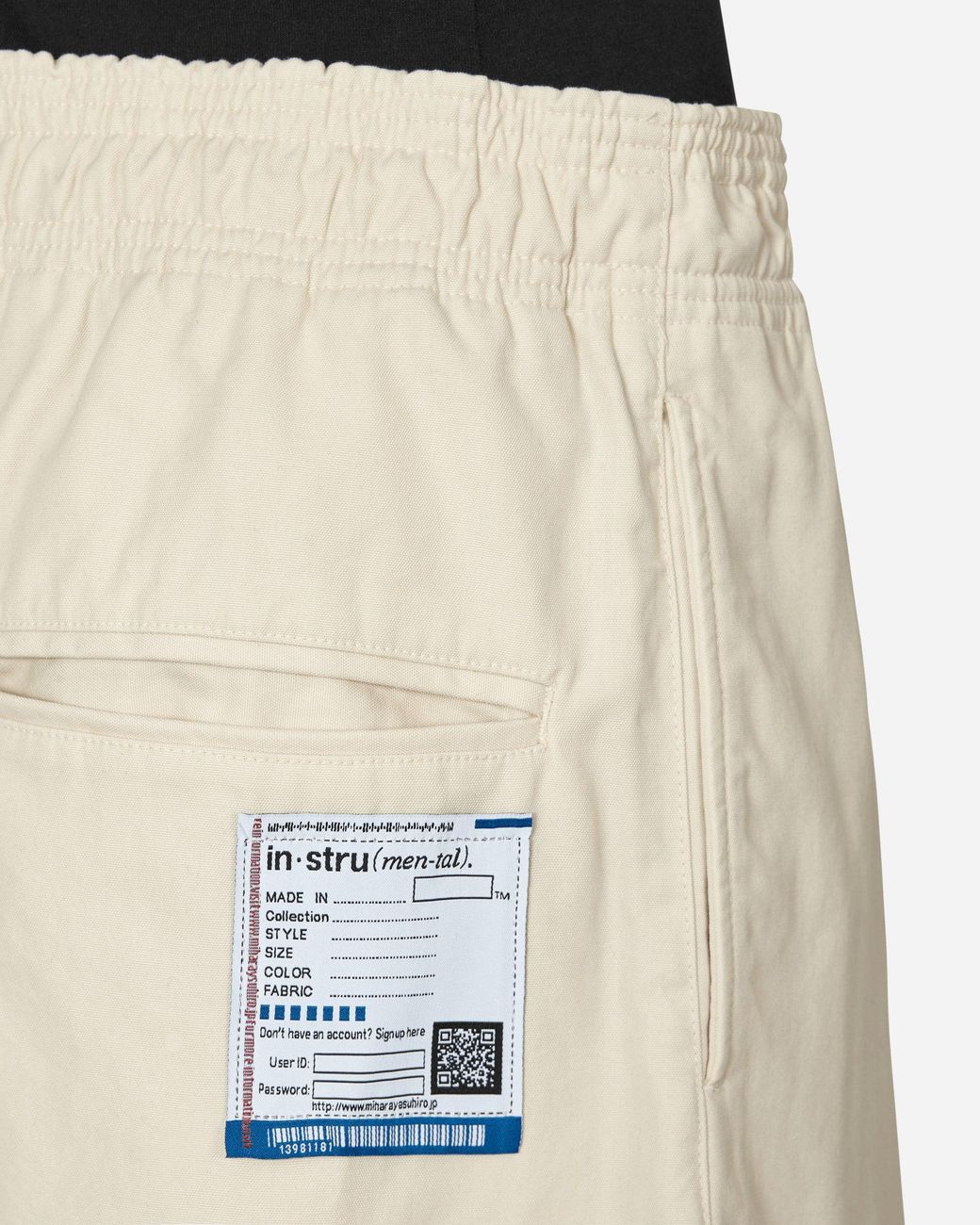in・stru(men-tal) Natural No Side Seam Long Pants for men