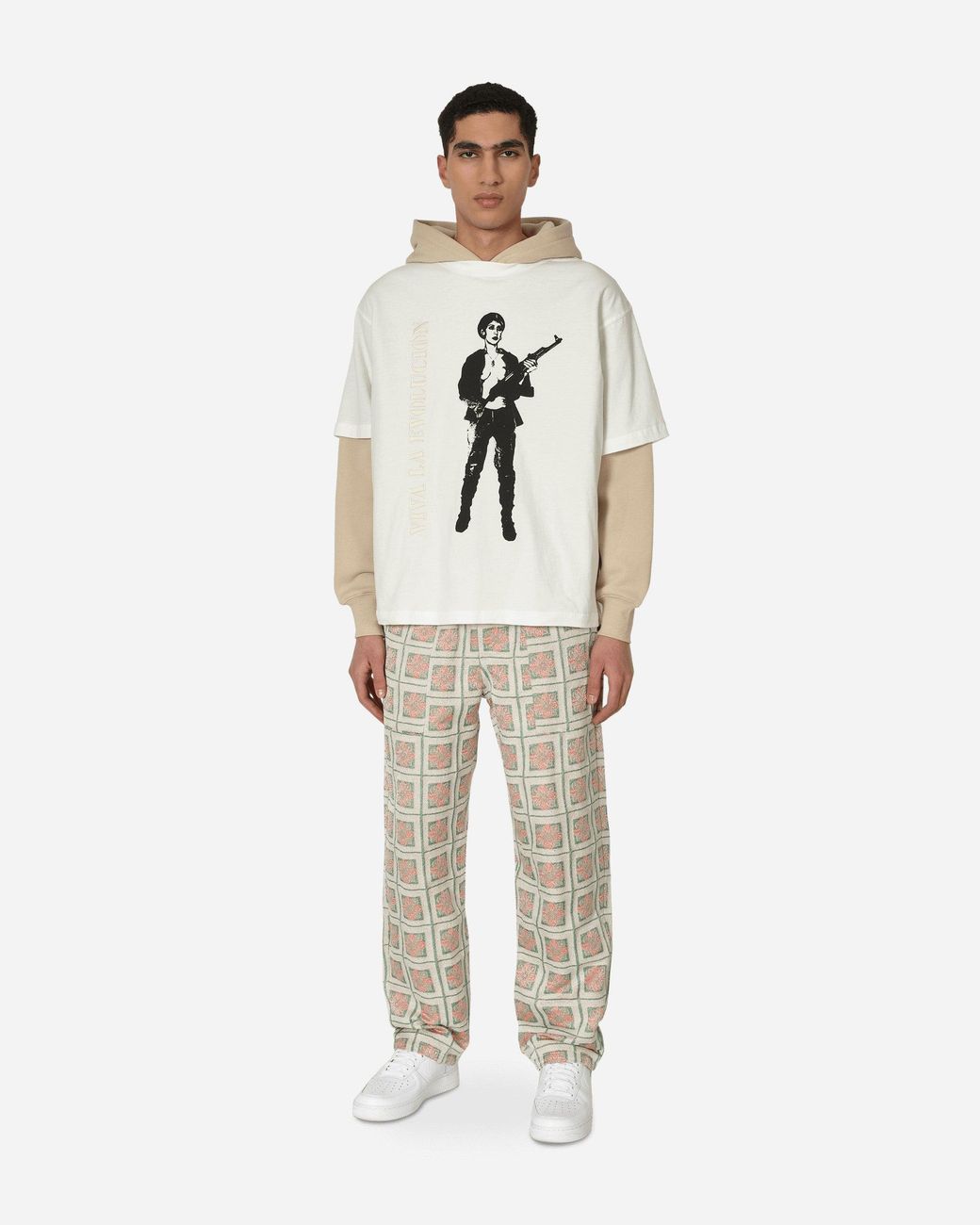 Pleasures Natural Viva Hooded Sweatshirt for men