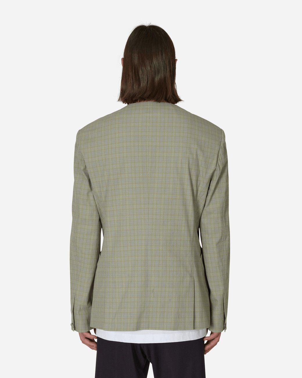 Kiko Kostadinov Green Oma Reversible Blazer Stone for men