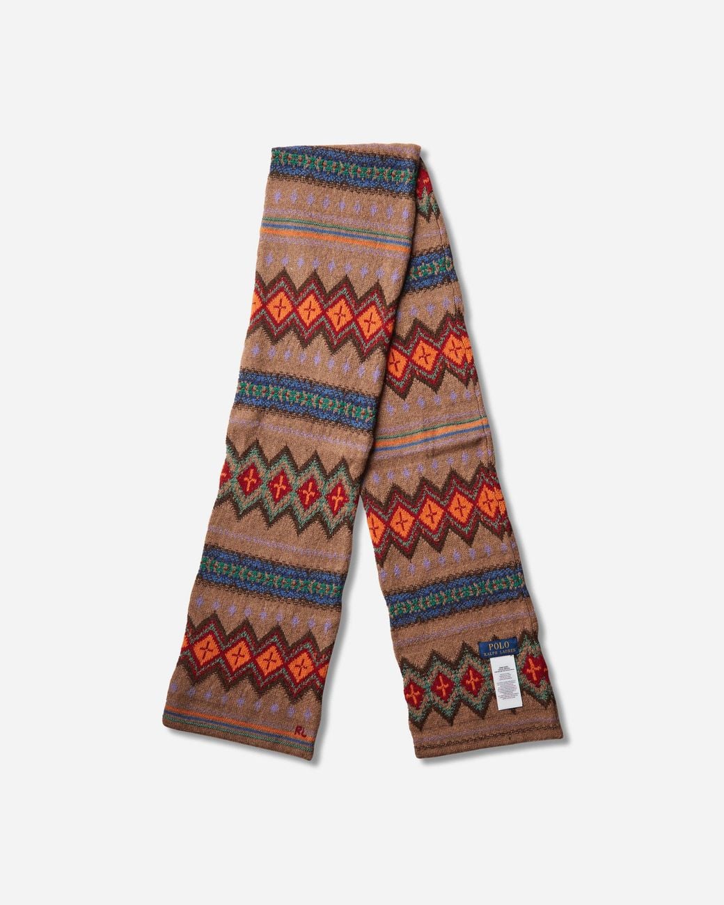 Polo Ralph Lauren Multicolor Fair Isle Scarf Natural for men