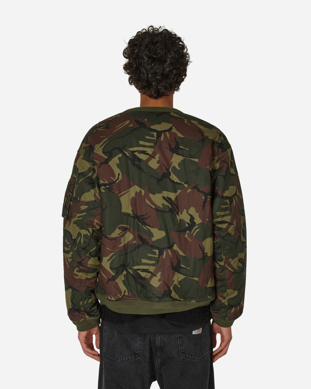nike camo bomber jacket