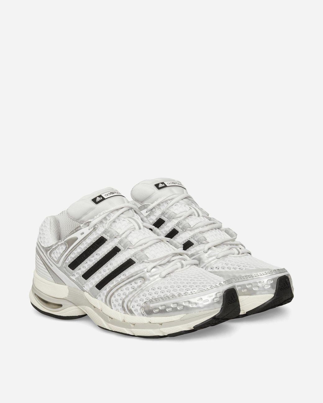 Adidas White Adistar Control Sneakers Metallic One Core for men