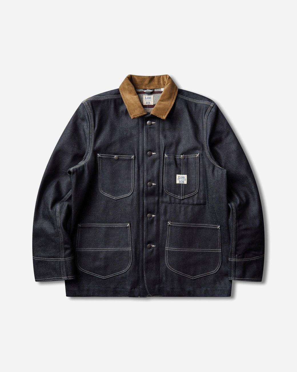 Lee Jeans Blue S 101 Relaxed Chore Jacket Heavyweight for men
