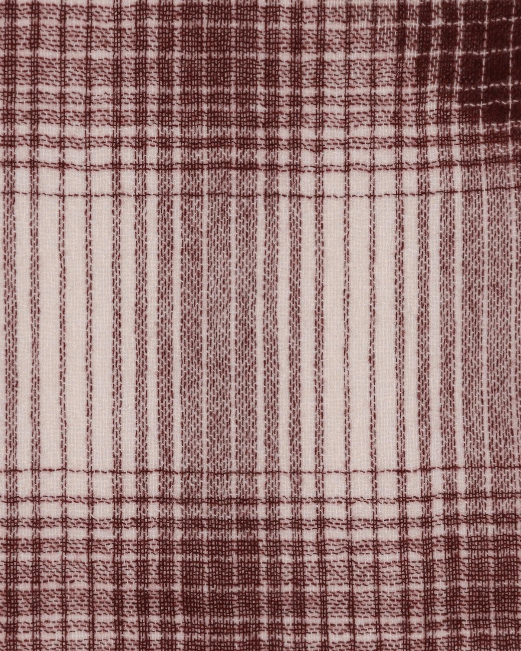 Our Legacy Cottage Scarf Resolution Check in Brown for Men